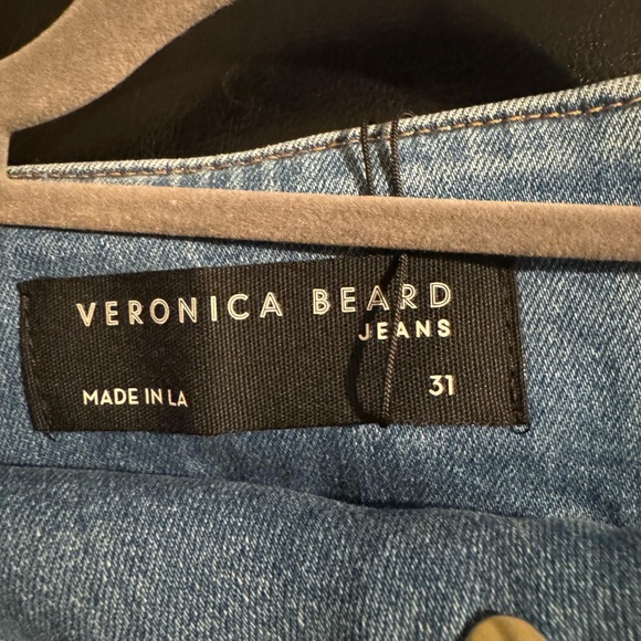 Veronica Beard Blue Straight Leg Jeans - Picture 2 of 5
